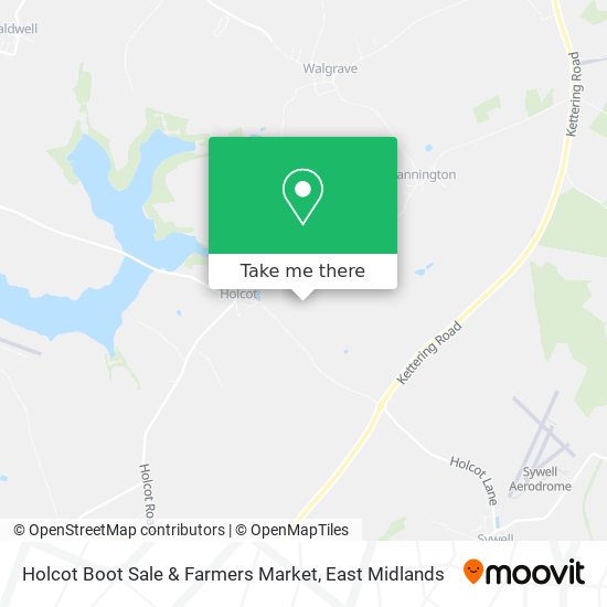Holcot Boot Sale & Farmers Market map