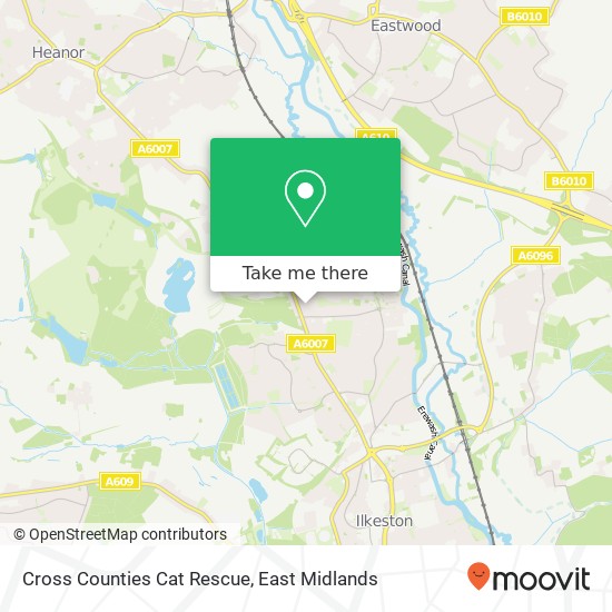 Cross Counties Cat Rescue map