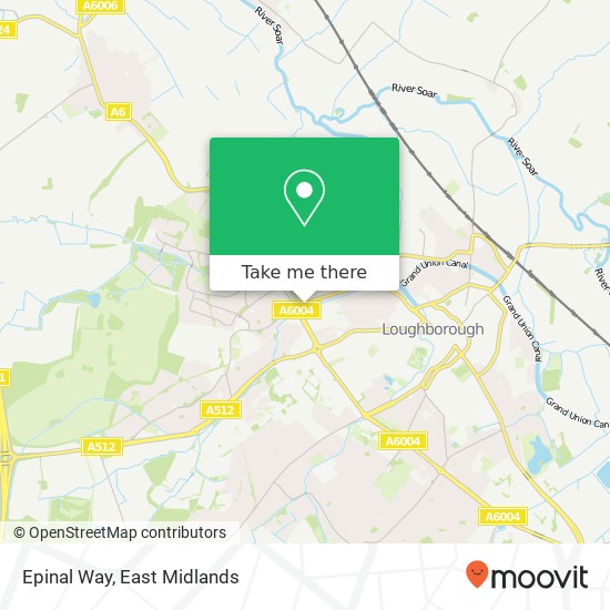 Epinal Way map