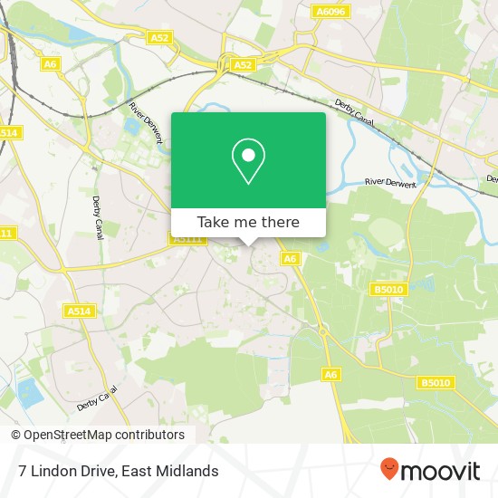 7 Lindon Drive map