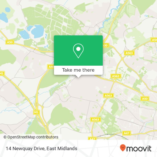 14 Newquay Drive map