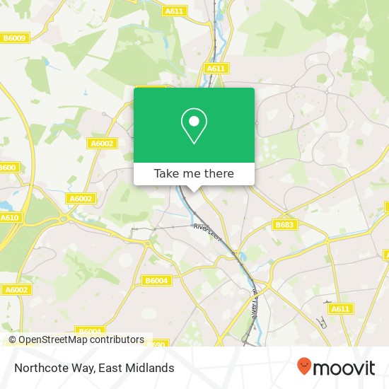 Northcote Way map