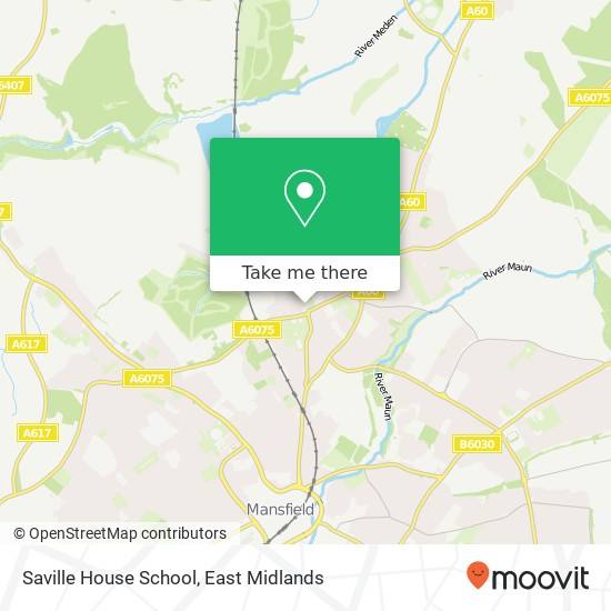 Saville House School map