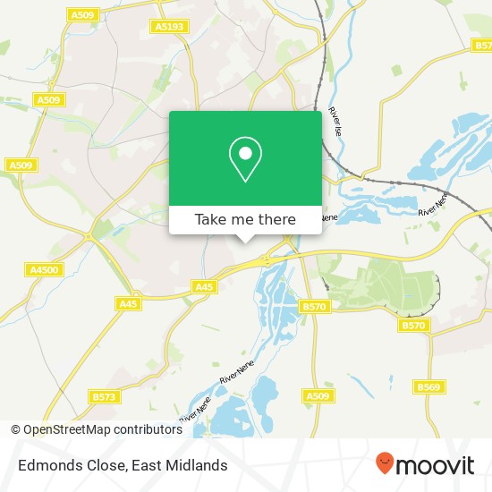 Edmonds Close map