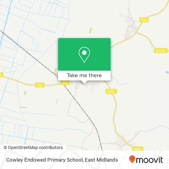 Cowley Endowed Primary School map