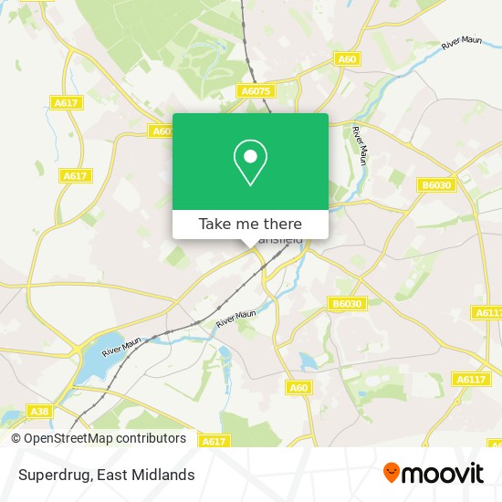 Superdrug map