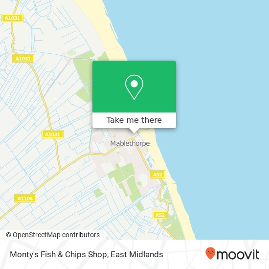 Monty's Fish & Chips Shop map