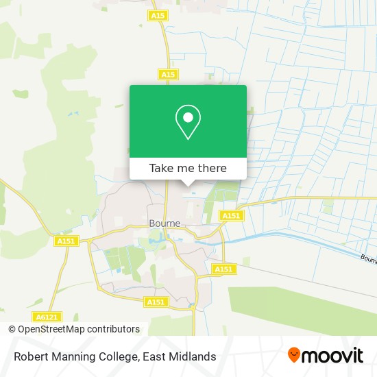 Robert Manning College map