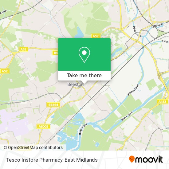 Tesco Instore Pharmacy map