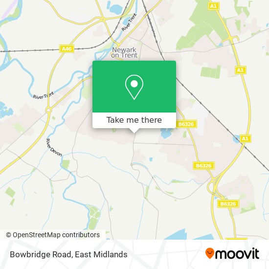 Bowbridge Road map