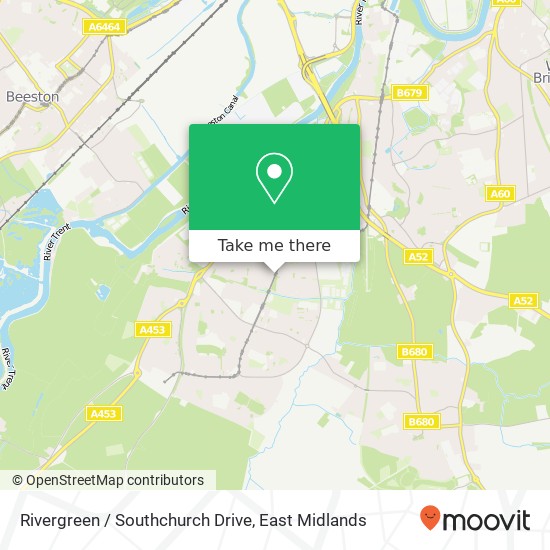 Rivergreen / Southchurch Drive map