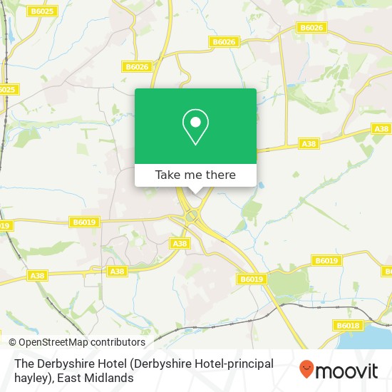 The Derbyshire Hotel (Derbyshire Hotel-principal hayley) map