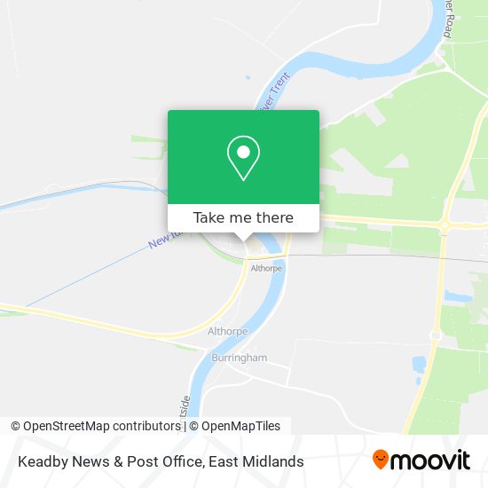 Keadby News & Post Office map