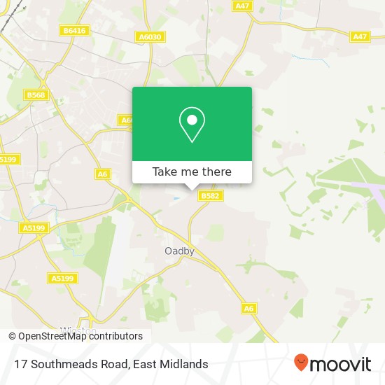 17 Southmeads Road map