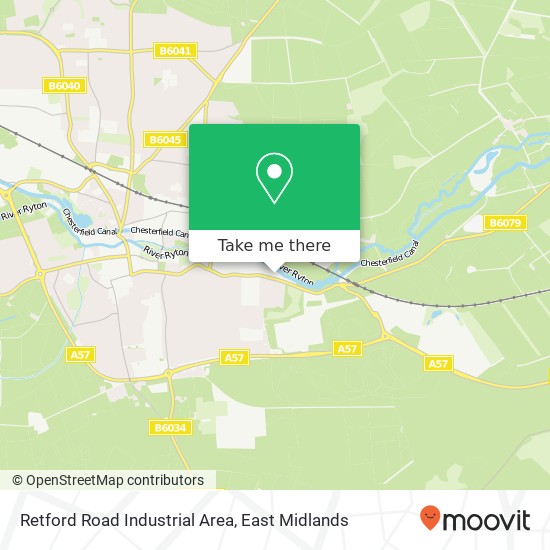 Retford Road Industrial Area map