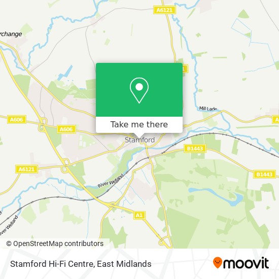 Stamford Hi-Fi Centre map