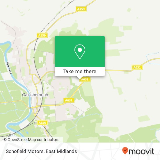 Schofield Motors map