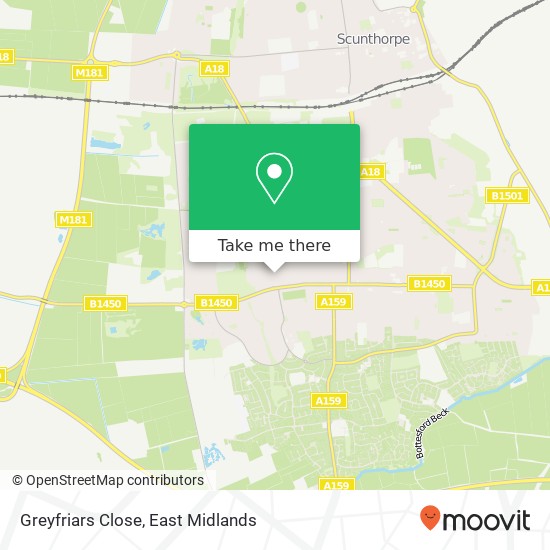 Greyfriars Close map