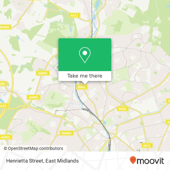 Henrietta Street map