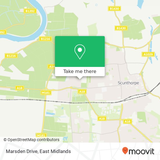 Marsden Drive map