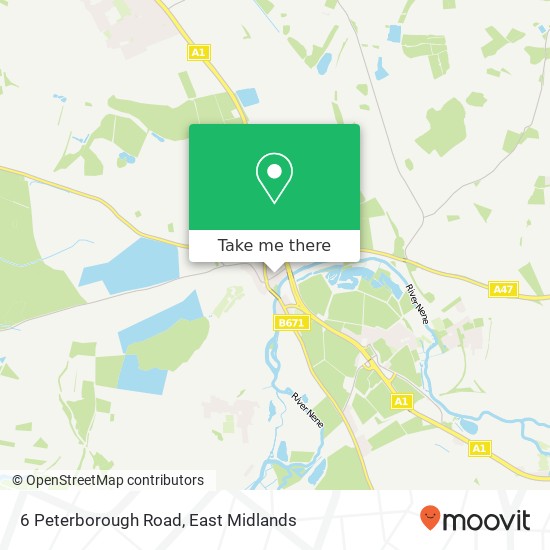 6 Peterborough Road map