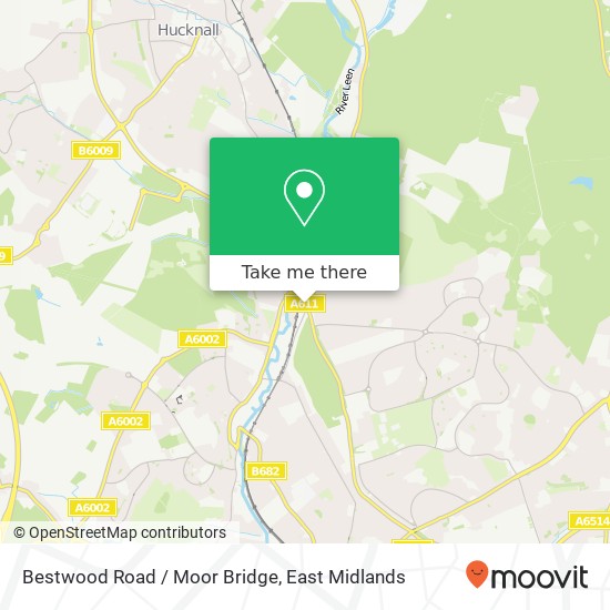 Bestwood Road / Moor Bridge map