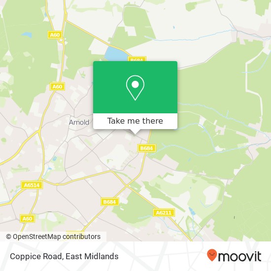 Coppice Road map