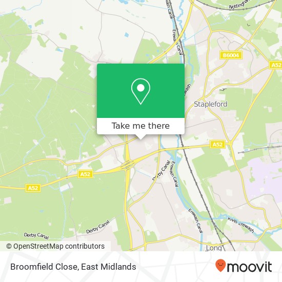 Broomfield Close map