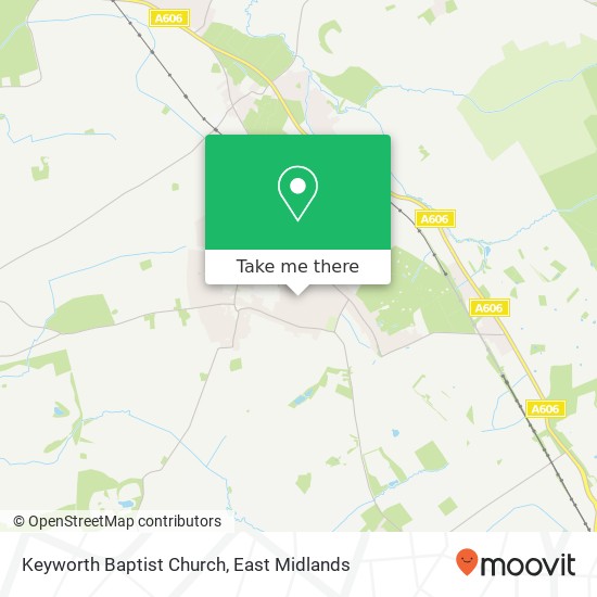 Keyworth Baptist Church map