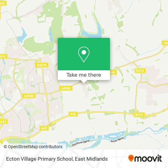 Ecton Village Primary School map