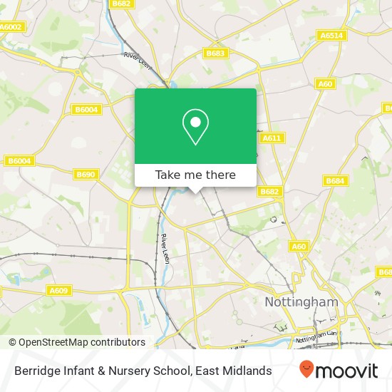 Berridge Infant & Nursery School map