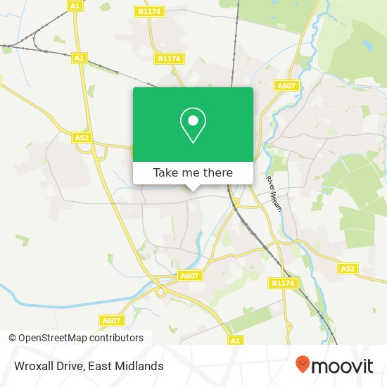 Wroxall Drive map