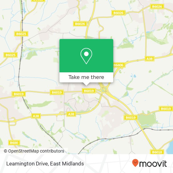 Leamington Drive map