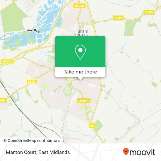 Manton Court map