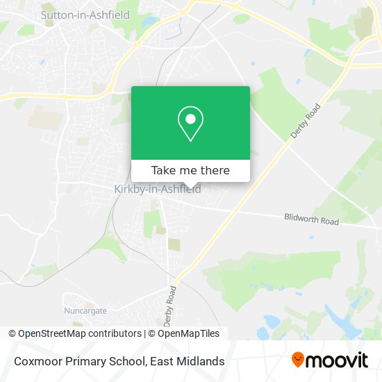 Coxmoor Primary School map
