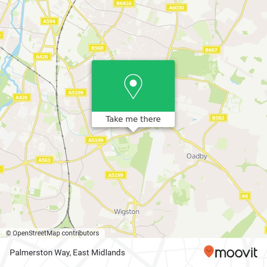 Palmerston Way map