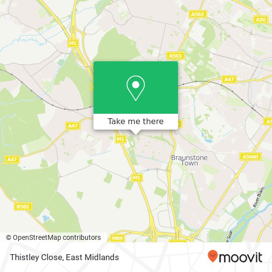 Thistley Close map