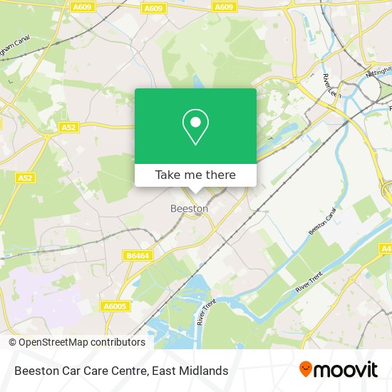 Beeston Car Care Centre map