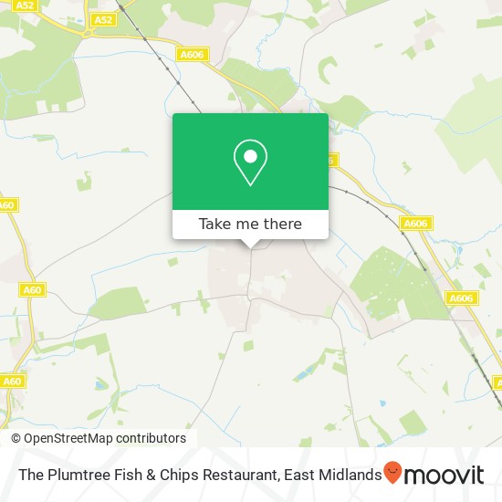 The Plumtree Fish & Chips Restaurant map