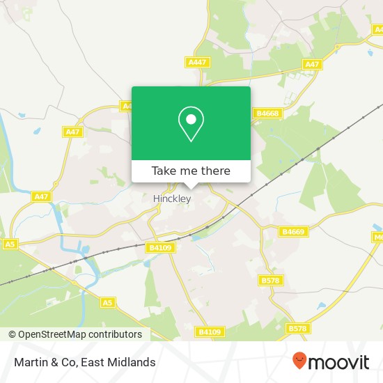 Martin & Co map