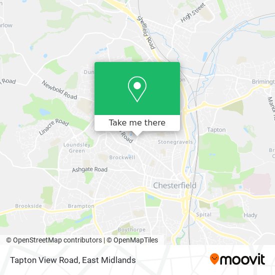 Tapton View Road map