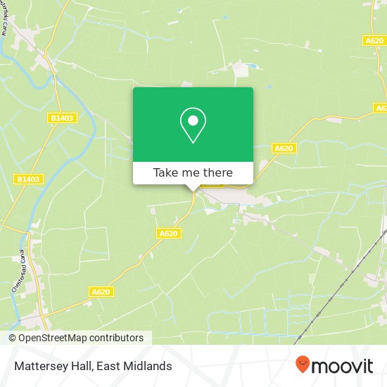 Mattersey Hall map