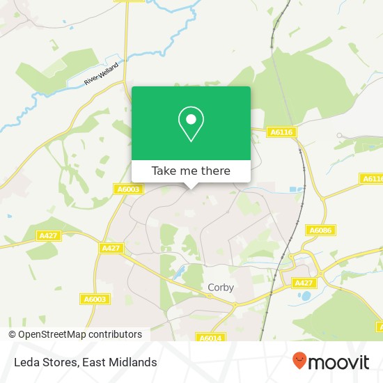 Leda Stores map