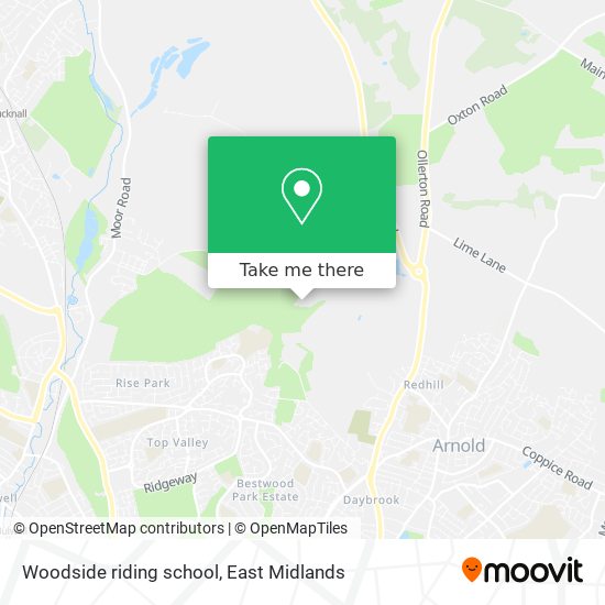 Woodside riding school map