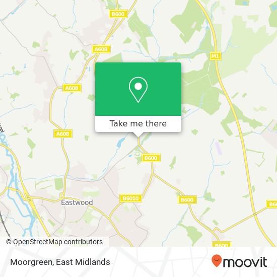 Moorgreen map