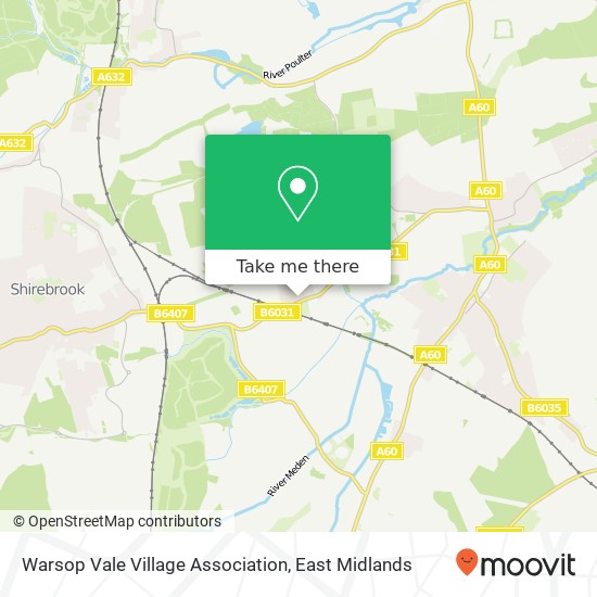 Warsop Vale Village Association map