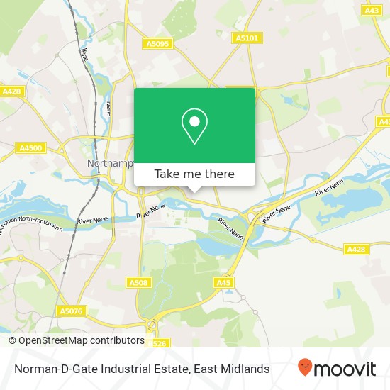 Norman-D-Gate Industrial Estate map