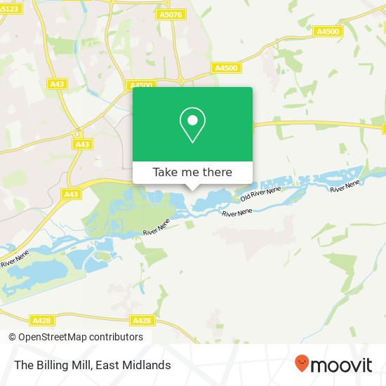 The Billing Mill map