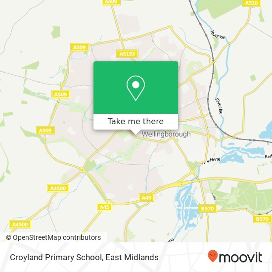 Croyland Primary School map