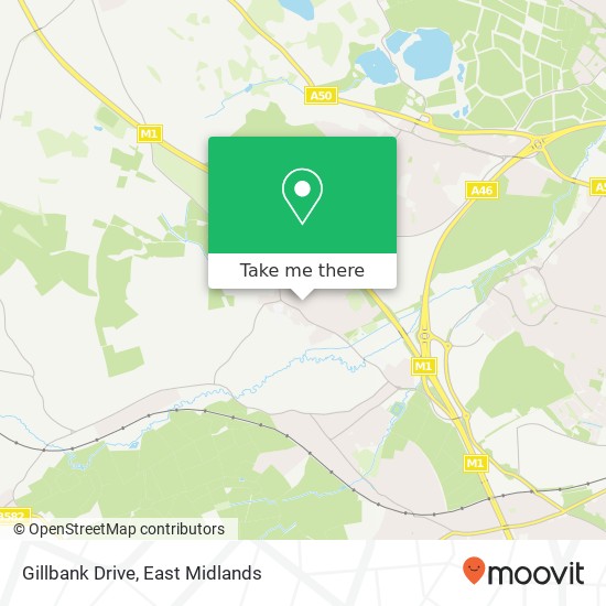 Gillbank Drive map